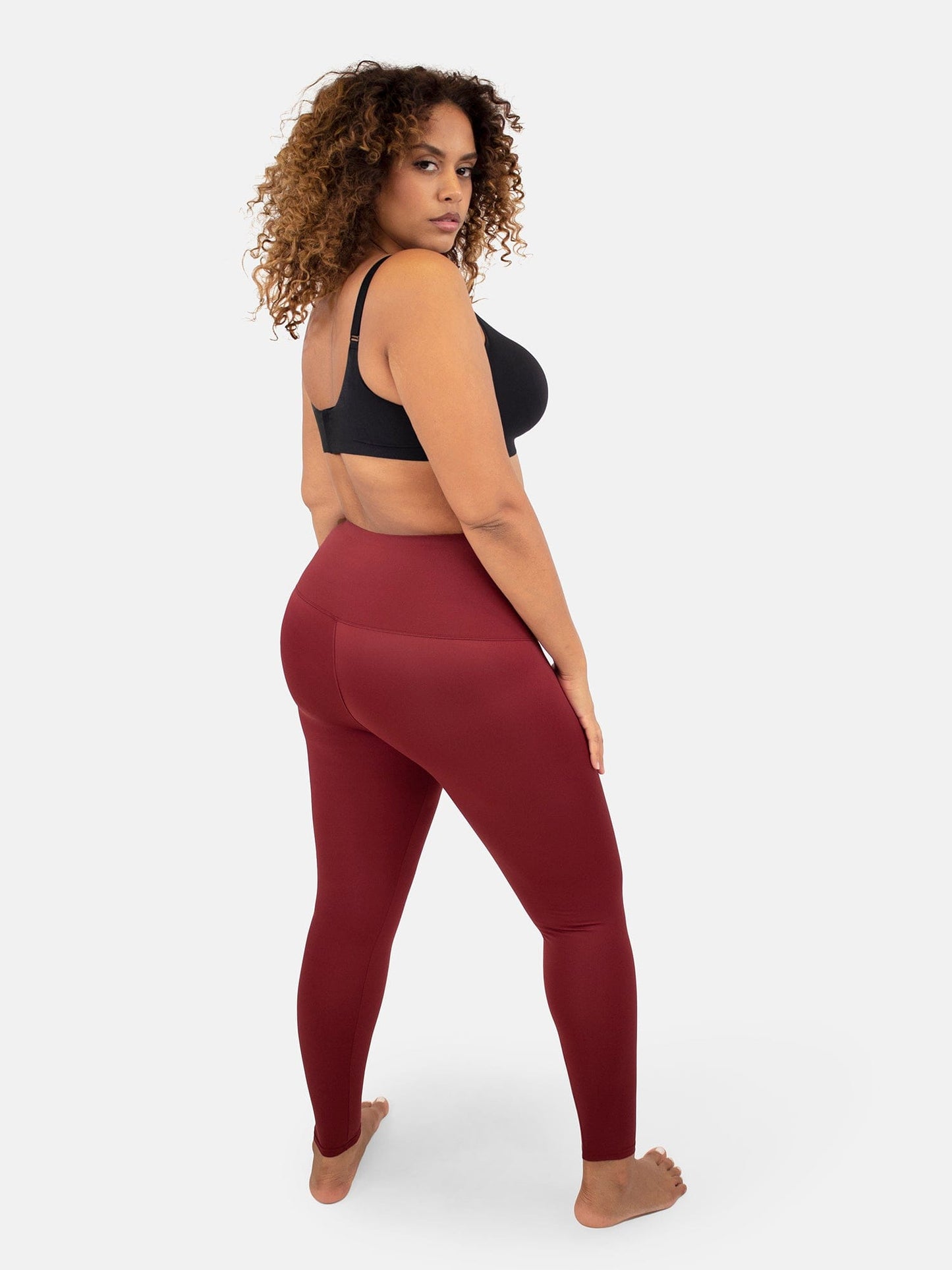 In-Control Medium Rise Hooked Leggings