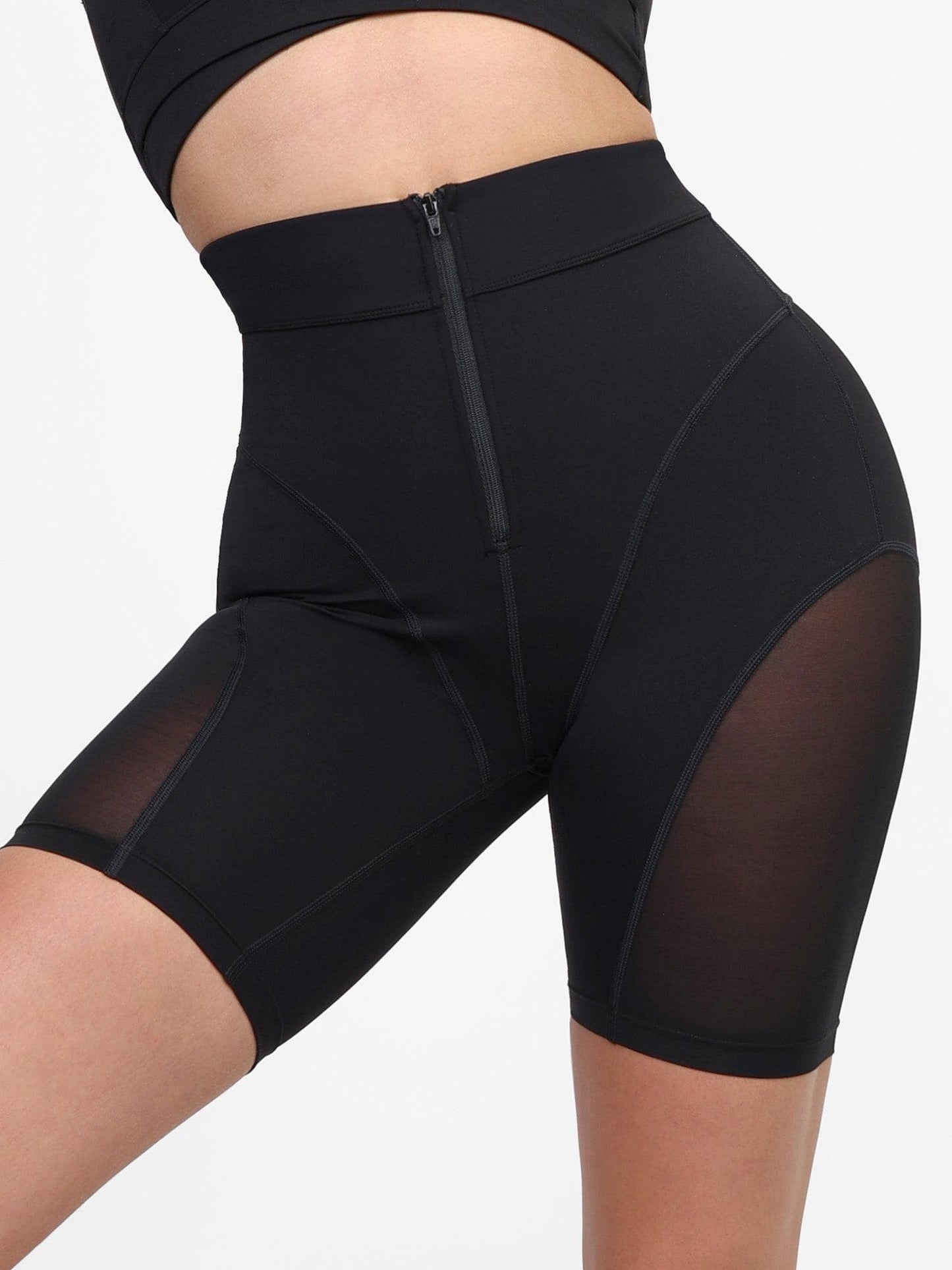 Pet Hair Resistant Mid Tight Activewear Shorts