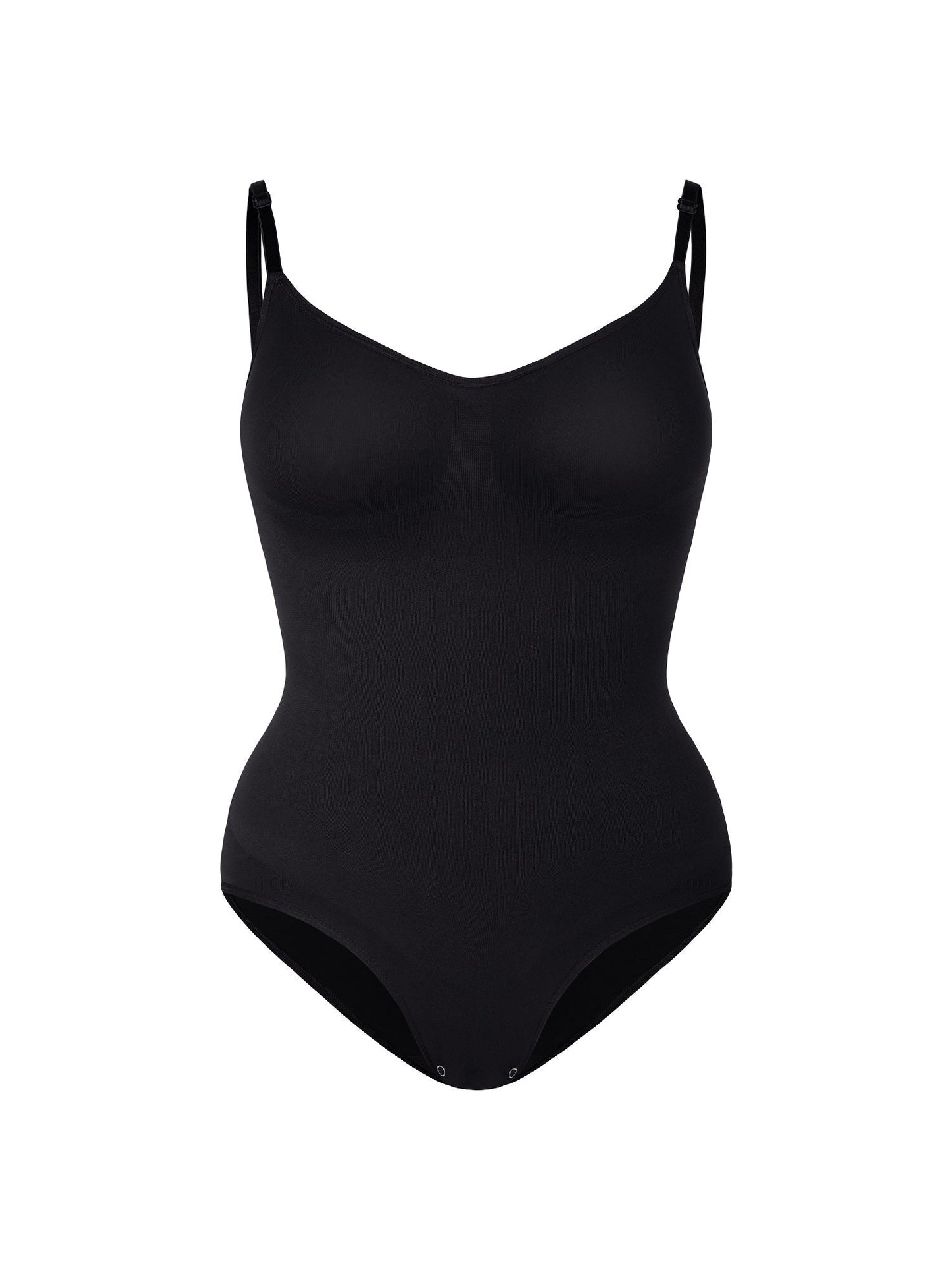 Scoop Neck Snap Gusset Brief Bodysuit