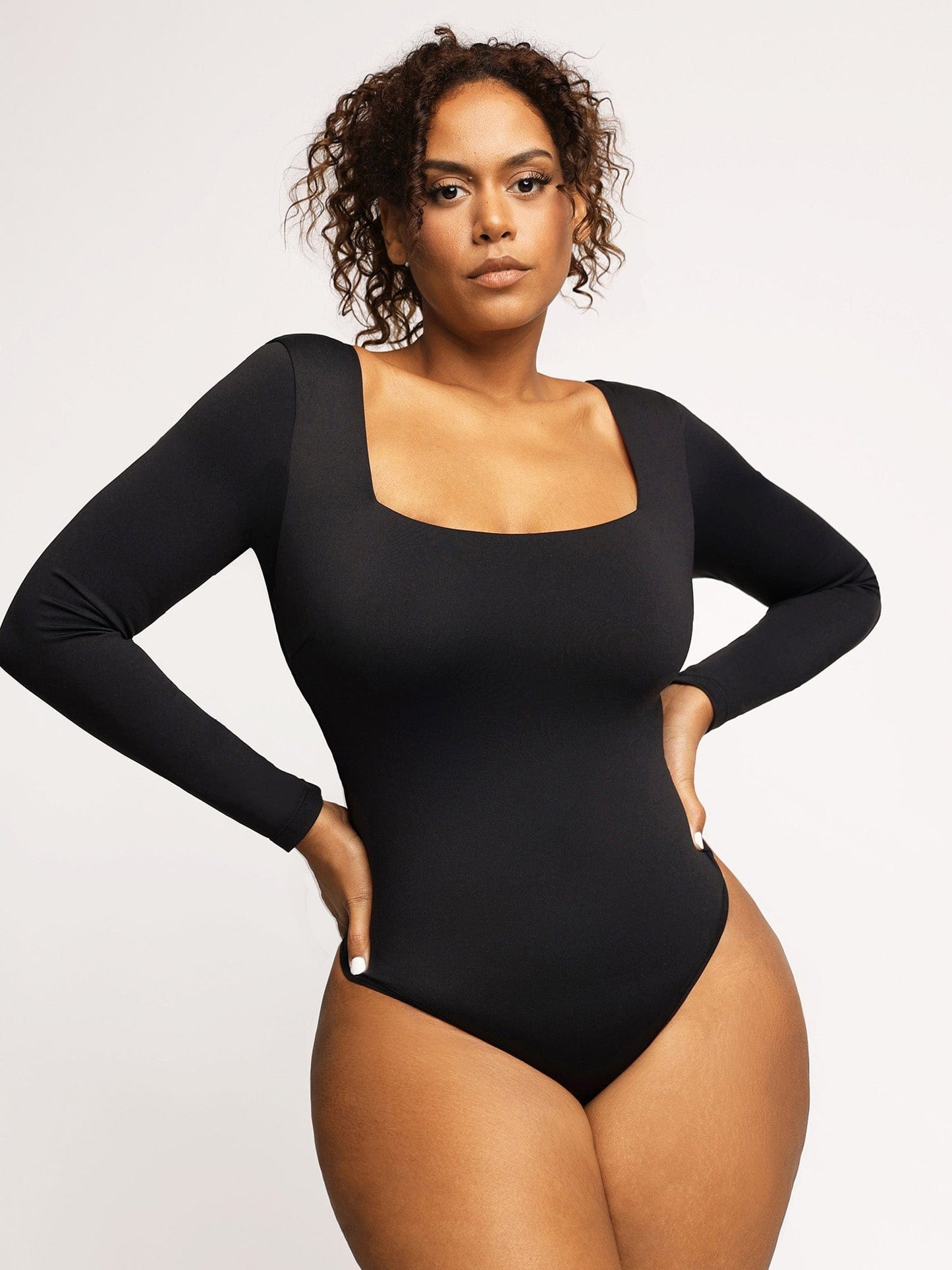 Square Neck Thong Bodysuits