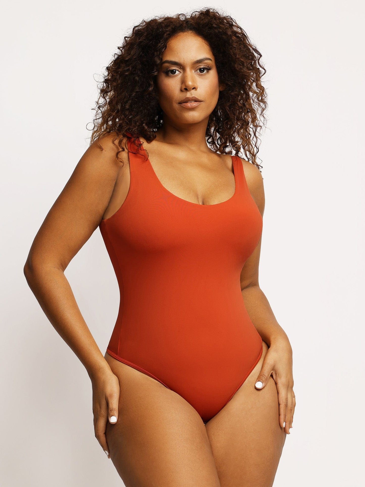 Square Neck Thong Bodysuits